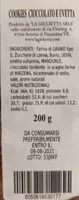 含糖量 La Giulietta Cookies cioccolato e uvetta