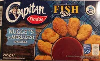 Suhkru kogus sees Nuggets di merluzzo d'alaska