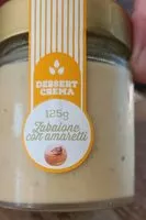 Amount of sugar in Dessert crema