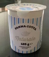Amount of sugar in Panna cotta naturale