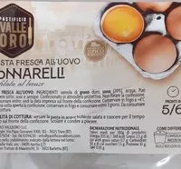 含糖量 Pasta fresca all'uovo tonnarelli