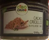 Suhkru kogus sees Cacao criollo bio