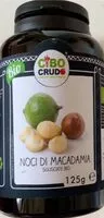 Suhkru kogus sees Noci di macadamia