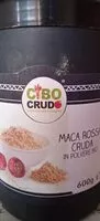 Suhkru kogus sees Maca rossa cruda bio