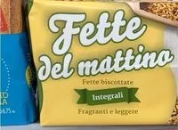 Amount of sugar in Fette del mattino