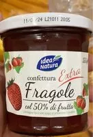 Количество сахара в Confettura di fragola