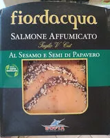 Количество сахара в Fiordacqua - Salmone affumicato al sesamo e semi di papavero