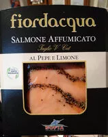 Количество сахара в Fiordacqua - Salmone affumicato al pepe e limone