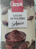 入っている砂糖の量 cacao in polvere