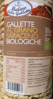 Quantité de sucre dans Gallette al grano saraceno
