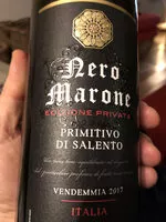 糖質や栄養素が Nero marone