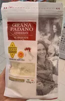 Suhkur ja toitained sees Grana padano