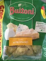 Amount of sugar in Buitoni Ravioli 4 fromages