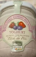 चीनी की मात्रा Yoghurt frutti di bosco