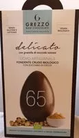 Cantidad de azúcar en Uovo artigianale fobdente crudobiologico con zucchero di cocco