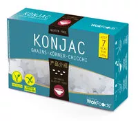Amount of sugar in Konjac grains (riz)