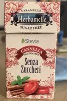 Suhkru kogus sees Caramelle cannella