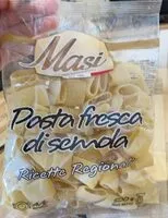 Amount of sugar in Pasta fresca di semola