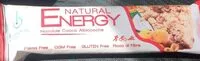 Amount of sugar in Natural  energy - nocciole cocco albicocche