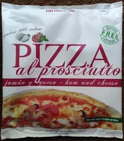 Amount of sugar in Pizza al prosciutto