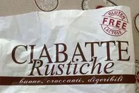 Amount of sugar in Ciabatte Rustiche