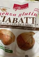 Amount of sugar in Ciabatte senza glutine