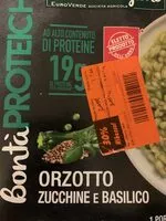 Suhkru kogus sees Orzotto zucchine e basilico