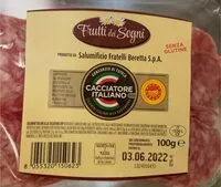 Sokerin määrä sisällä Salame cacciatora DOP