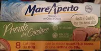 Sokerin määrä sisällä Tonno all'olio d'oliva