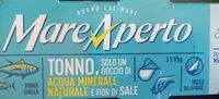 Sokerin määrä sisällä Tonno, acqua minerale naturale e fior di sale