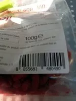 Quantité de sucre dans Baies de Goji bio
