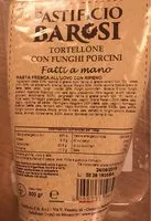 Количество сахара в Pastificio barosi