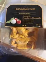 Количество сахара в Caramelle aux tomatte et mozzarella