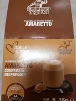 Sucre et nutriments contenus dans Italien coffee