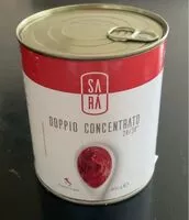 İçindeki şeker miktarı Concentré de tomate