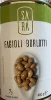 İçindeki şeker miktarı Fagioli borlotti