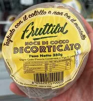 Suhkru kogus sees Noce di cocco decorticato