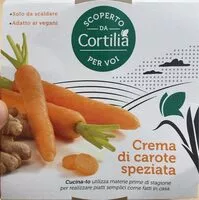 入っている砂糖の量 Crema di carote speziate