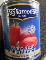 İçindeki şeker miktarı Pomodori pelati interi