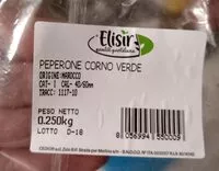 Amount of sugar in Peperone corno verde