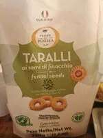 Amount of sugar in Taralli aux graines de fenouil