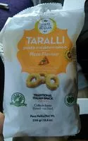 Amount of sugar in Taralli