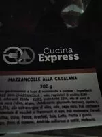 Количество сахара в mazzancolle alla catalana