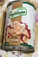 Amount of sugar in Misto legumi al naturale