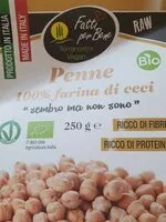 Suhkru kogus sees Penne 100% Farina di Ceci