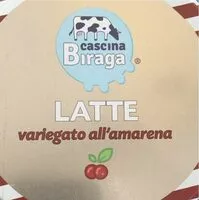 Suhkru kogus sees Latte variegato all’amarena