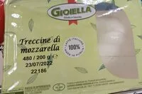 Suhkru kogus sees Treccina di mozzarella