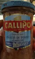 Quantité de sucre dans Callipo Filetti di tonno al naturale