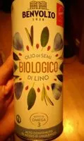 Sokerin määrä sisällä Olio di semi di lino biologico
