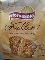 İçindeki şeker miktarı Frollini con Grano Saraceno